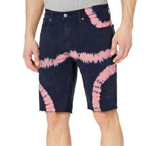 Levi’s Men’s 511 Slim Shorts Navy Tie Dye Size Waist 32 NEW